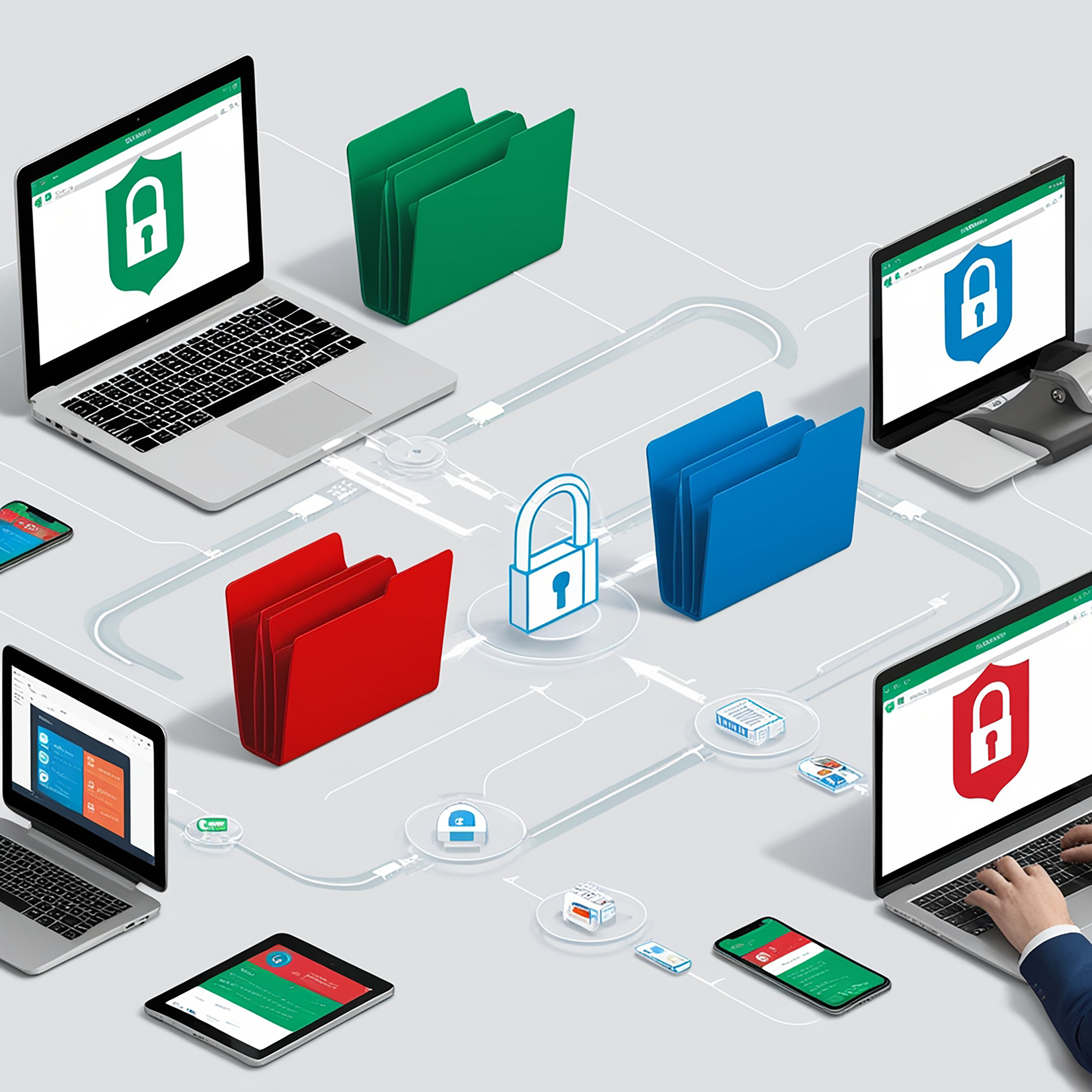 Secure Management of Document Uploads, Sharing, & Permission Settings